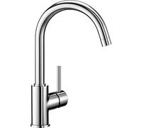 Blanco Grifo de cocina Mida 517742 Monomando caño alto giratorio 360° Alta presión Cromo