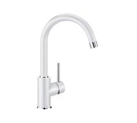 Blanco Mida grifo de cocina de pie blanco 519418