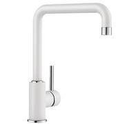 Blanco - Grifo de cocina Mili 523107 - Caño alto 360º, de pie, blanco