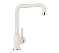 Blanco MILI - Grifo Caño Alto 360º MILI Look SILGRANIT Blanco Suave