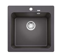Blanco Naya 5 - Fregadero de silgranite, 52x51 cm, roca gris 526580