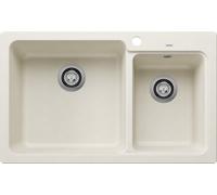 Blanco Naya 8 - Fregadero de Silgranite, 82x50 cm, blanco fino 527130