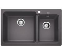 Blanco Naya 8 - Fregadero de Silgranite, 82x50 cm, roca gris 519647