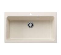 Blanco Naya XL 9 - Fregadero de silgranite, 86x51 cm, blanco suave 527133