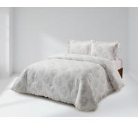 BLANCO NUMERO UNO Edredón Avendal Clara Vidal - Diseño Toile de Jouy con Fundas de Cojín (Gris, 150 cm)