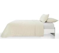 BLANCO NUMERO UNO Edredón de la Marca Clara Vidal Modelo Boticeli Beige - Cálido y Elegante para tu hogar (150 cm)