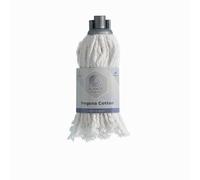 BLANCO PLATA Fregona algodón 180gr | Gran Resistencia | Ideal para cocinas| Secado rápido