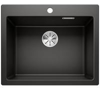 Blanco Pleon 6 fregadero de granito 61.5x51 cm negro 525953