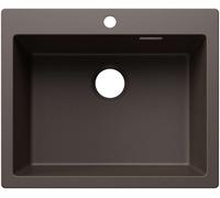 Blanco Pleon 6 - Fregadero de Silgranite, 62x51 cm, color café 527776