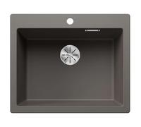 Blanco Pleon 6 - Fregadero de silgranite, 62x51 cm, InFino, gris 527320