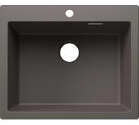 BLANCO PLEON 6 para componentes de color. Fregadero empotrado SILGRANIT, color gris volcánico, a partir de 60 cm, sin sistema de desagüe automático. Incluye 5 años de garantía