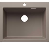 BLANCO PLEON 6 para componentes de color. Fregadero empotrado SILGRANIT en color "tartufo" a partir de 60 cm, sin sistema de desagüe automático. Incluye 5 años de garantía