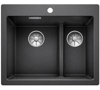 Blanco Pleon 6 Split fregadero de granito 61.5x51 cm antracita 521689
