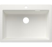 Blanco PLEON 8 - Fregadero SILGRANIT 1 Cubeta Sobre Encimera Mueble de 80 Cm Blanco