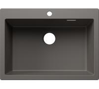 Blanco PLEON 8 - Fregadero SILGRANIT 1 Cubeta Sobre Encimera Mueble de 80 Cm Gris volcán