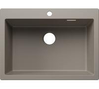 Blanco PLEON 8 - Fregadero SILGRANIT 1 Cubeta Sobre Encimera Mueble de 80 Cm Tartufo