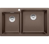 Blanco Fregadero de granito Pleon 9 523066 86x50 cm marrón