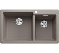 Blanco Pleon 9 - Fregadero de Silgranito, 86x50 cm, InFino, tartufo 527642