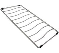 Blanco - Rejilla de goteo 44x21 cm, acero inoxidable 229234
