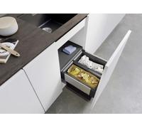 Blanco Cubo de basura empotrado Select II 45/2 con compartimento capacidad 32 l 526200