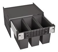 Blanco Clasificador de residuos Select II 45 l negro 526204