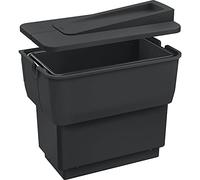 Blanco Contenedor de residuos Singolo 14 l Negro/Gris 512880