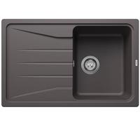 Blanco Sona 45 S fregadero de granito 78x50 cm gris/grafito/ónix 519663