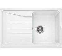 BLANCO SONA 45 S: Fregadero empotrable / Material: SILGRANIT / Color: Blanco / Reversible / Incluye tapón / 5 años de garantía