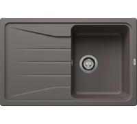 Blanco Sona 45 - Fregadero de silgranite, 78x50 cm, gris 527332