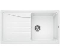 Blanco Fregadero de granito Sona 5 S 86x50 cm blanco 519674