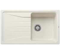 Blanco Sona 5 - Fregadero de silgranite, 86x50 cm, blanco suave 527151