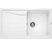 BLANCO SONA 5 S, Lavabo de encimera, rectangular, de Silgranit, blanco, con 1 cuba, rectangular