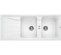Blanco Sona 8 - Fregadero silgranite, 116x50 cm, blanco 519701