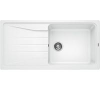 BLANCO SONA XL 6 S, Fregadero de encimera, Rectangular, Silgranit, Blanco, 1 cuba, Rectangular