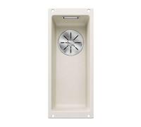 Blanco Subline 160 - Fregadero de silgranite, 19x46 cm, InFino, blanco suave 526802