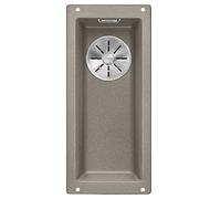 Blanco Subline 160-U fregadero suspendido 40x16 cm gris/grafito/ónix 523403