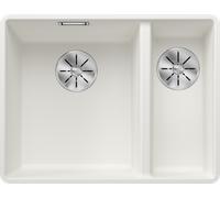 Blanco SUBLINE 340/160-F - Fregadero SILGRANIT 1 1/2 Cubeta Enrasado Blanco