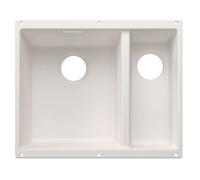 Blanco Subline 340/160 - Fregadero Silgranite, 56x46 cm, fregadero a la izquierda, blanco 527823