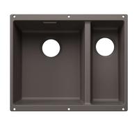 Blanco Subline 340/160 - Fregadero Silgranite, 56x46 cm, fregadero a la izquierda, gris volcán 527819