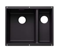 Blanco Subline 340/160-U fregadero de granito 52.5x40 cm negro 527818