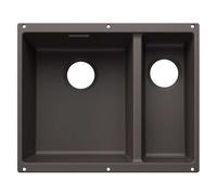 Blanco Subline 340/160 - Fregadero Silgranite, 56x46 cm, fregadero izquierdo, roca gris 527822