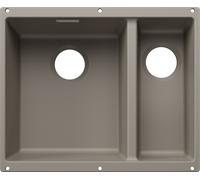 Blanco SUBLINE 340/160-U - Fregadero 2 Cubetas Bajo Encimera Mueble de 60 Cm Tartufo