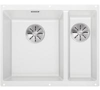 Blanco Subline 340/160-U fregadero de granito 52.5x40 cm blanco 523552