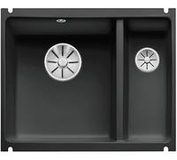 Blanco Subline 350/150-U fregadero de cerámica 56.7x45.6 cm negro 523747
