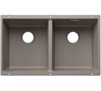 Blanco Subline 350/350 - Fregadero Silgranite, 76x46 cm, tartufo 527833