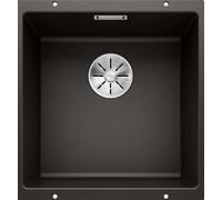 Blanco Subline 400 - Fregadero de silgranite, 43x46 cm, InFino, negro 525990