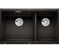 Blanco Subline 430/270 - Fregadero de silgranite, 76x46 cm, negro 525991