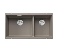 Blanco SUBLINE 480/320-U 523 591 - Fregadero de cocina 480/320-U-523 Tartufo, 1, 340 mm/160 mm, lavabo izquierdo