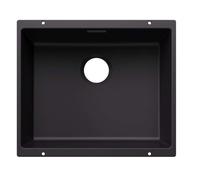 Blanco Subline 500-U fregadero de granito 50x40 cm negro 527794