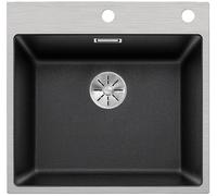 Blanco Subline 500-IF/A fregadero de granito y acero 54.3x51 cm antracita 524111